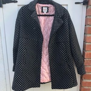 Cute black and white pea coat❤️